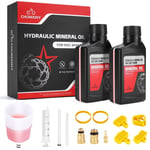 Brake Bleed Kit for SHIMANO Hydraulic Brakes, 300ML Oil, Clear Funnel, Instructi