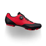 Fizik X3 Vento Overcurve Clip-in Cycling Shoes, Red/Black, Size 40 EU