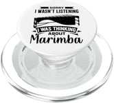 Funny Marimba Instrument Pun for a Marimba Player PopSockets PopGrip for MagSafe