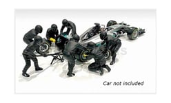 American Diorama 38386 Figures - F1 Set 2 2020 - Diorama Pit-Stop Set 7 x Meccan