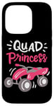 Coque pour iPhone 14 Pro Femme Quad Lover ATV Rider Offroad Quad Bike