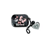 Kuromi Cartoon Airpods cover för AirPods 1/2 3 Pro, Stötsäkert skyddande 3rd generation