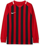 Nike Y NK STRP Dvsn III JSY Ls T-Shirt à Manches Longues Garçon University Red/Black/White/(White) FR: L (Taille Fabricant: L)