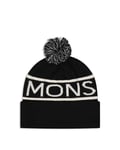 Mons Royale McCloud Pom Pom Beanie Black / White