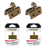 2 PAIRS Shimano G01S G02S G03S, FSA, Vandorm V-PRO SINTERED Disc Brake Pads