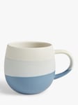 John Lewis Dipped Glaze Stoneware Mug, 400ml