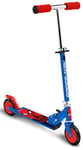 Stamp- Trottinette Pliable-Spiderman Marvel Pliant, SM250042, Blue, 75 cm