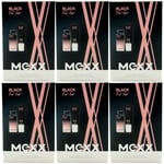 Mexx Black Woman Gift Set 6 Sets = 6 x 30ml Eau de Toilette 6 x 50ml Shower Gel