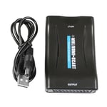 1080P HDMI SCART Video Audio Converter Adaptateur pour TV HD DVD Box New, USB HDMI Convertisseur péritel