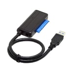 chenyang Câble SATA vers USB 3.0 vers disque dur SATA 2,5" Adaptateur convertisseur externe pour SSD/HDD Transfert de données Support UASP