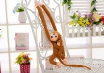 Leantoys Plush Baby Monkey Maskot Ljusbrun 90 Cmz