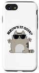 Coque pour iPhone SE (2020) / 7 / 8 Jeu de mots amusant pour chats Meow's It Going