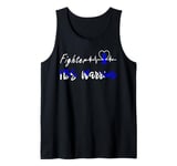 Irritable Bowel Syndrome IBS Warrior Heartbeat Fight Tank Top