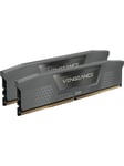 Corsair Vengeance DDR5-6000 - 48GB - CL30 - Dual Channel (2 pcs) - AMD EXPO & Intel XMP - Harmaa