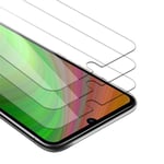 Cadorabo 3x Film De Protection Compatible Avec Lg V60 Thinq En Haute Transparent - 3x Verre De Protection D'écran Durci (Tempered) D'une Dureté De 9h Avec Compatibilité 3d Touch