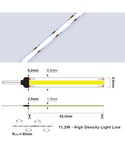 LED Strip 24V IP20 3000K 11,2W/m High Density Light Line, 5 meter pakke