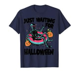 I'LL JUST WAIT Quiet Halloween Teacher Skeleton Meme tie dye T-Shirt