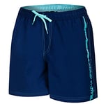 Aqua-Speed Ace Mens Swim Shots Short de Bain Homme, Bleu Marine/Bleu, S