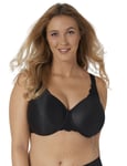 Triumph Womens 10162810 Amourette 300 W01 Minimiser Bra - Black - Size 40F