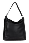 TOM TAILOR Isa Hobo Bag Sac à bandoulière pour Femme Noir Taille, Einheitsgröße