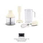 Kit Accessoires Immersion Blender SMEG Crème Fouettée Poli - HBAC11CR -