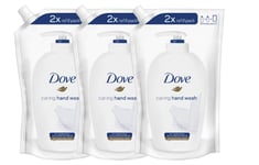 Dove Caring Orignal Moisturising Cream Hand Wash Refill 500ml x 3