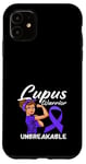 Coque pour iPhone 11 Lupus Awareness Warrior Incassable Spirit