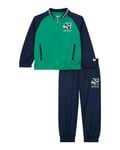 Nike - Combinaison complète - Coupe avec capuche, poches à col rond avec tour élastique - Logo, Vert/bleu, 18 mois