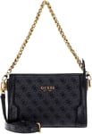 Guess Hwsp8988120 Ajiona 4G Logo Mini Crossbody Bag In Coal Womens Bags