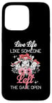 iPhone 15 Pro Max Heifer Cow Live Life Like Someone Left The Gate Open Case