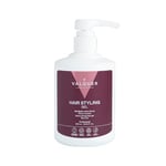 Valquer Profesional Gel fixateur de cheveux. Gel pour les cheveux. Végétalien et sans sulfate. Gomme à cheveux. Fixation des cheveux. Définir la coiffure. Effet mouillé - 500 Ml