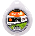 Ligne de coupe 2,4mm 50m OK KT-V22 MAMUTH fil pour débroussailleuse Stihl Demon 