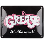 tin sign, metal sign, decorative sign 6 x 8 in - Grease - It's the word!