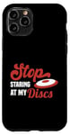 Coque pour iPhone 11 Pro Ultimate Frisbee Stop Staring Disques