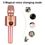 New BT Microphone Wireless Karaoke Machine Handheld Portable Karaoke Mic Speaker