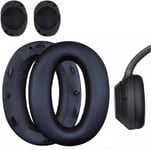 Coussinets de rechange WH-1000XM2 avec isolation phonique-Compatibles avec les casques Sony WH1000XM2-Sans fil-Avec réduction de bruit-Noir