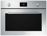 Smeg SO4401M1X 800W Built In Microwave - Stainless Steel