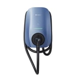 Solplanet 22kW EV-laddstation, 3-fas, NFC, WiFi, Bluetooth, RS485, Typ 2, 5m kabel, Morandi Blå