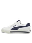 Puma Mens Court Classic Vulc Fs Trainers - White/navy, White/Navy, Size 9, Men