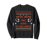 The one that plays video games Matching Christmas For Family Sweatshirt