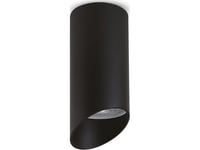 Maclean Utanpåliggande Armatur/Rör, Spot, Rund, Aluminium, Gu10, 55X130mm, Svart, Mce360 B