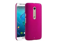 COQUE MOTOROLA MOTO X3 PEARLS ROSE FUSHIA SILICONE RIGIDE (TPU)