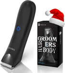 Balls Trimmer Men, Pubic & Body Hair Trimmer Men, IPX7 Waterproof Body Groomer