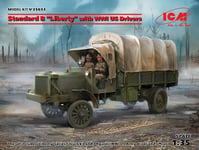 Standard B Liberty With WWI US Drivers 1:3 5 Plastique Model Kit Icm