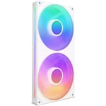 NZXT F280 RGB CORE -tuuletin, 2 * 140 mm, valkoinen