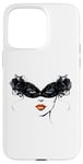 Coque pour iPhone 15 Pro Max Masque vénitien, joli visage, femme, Venise, Italie