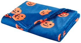 Catherine Lansfield Pumpkin Fleece Throw - Navy 130x170cm