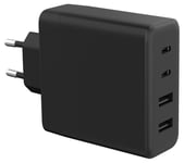 Clas Ohlson USB-laddare 4 portar, USB-C/A, GaN 100W