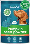 AmeizPet - Pumpkin Seed Powder For Dogs - Fibre Boost for Digestive Health, 100g