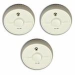 3 x Fireangel SB1-T Battery Operated Optical Smoke Alarms